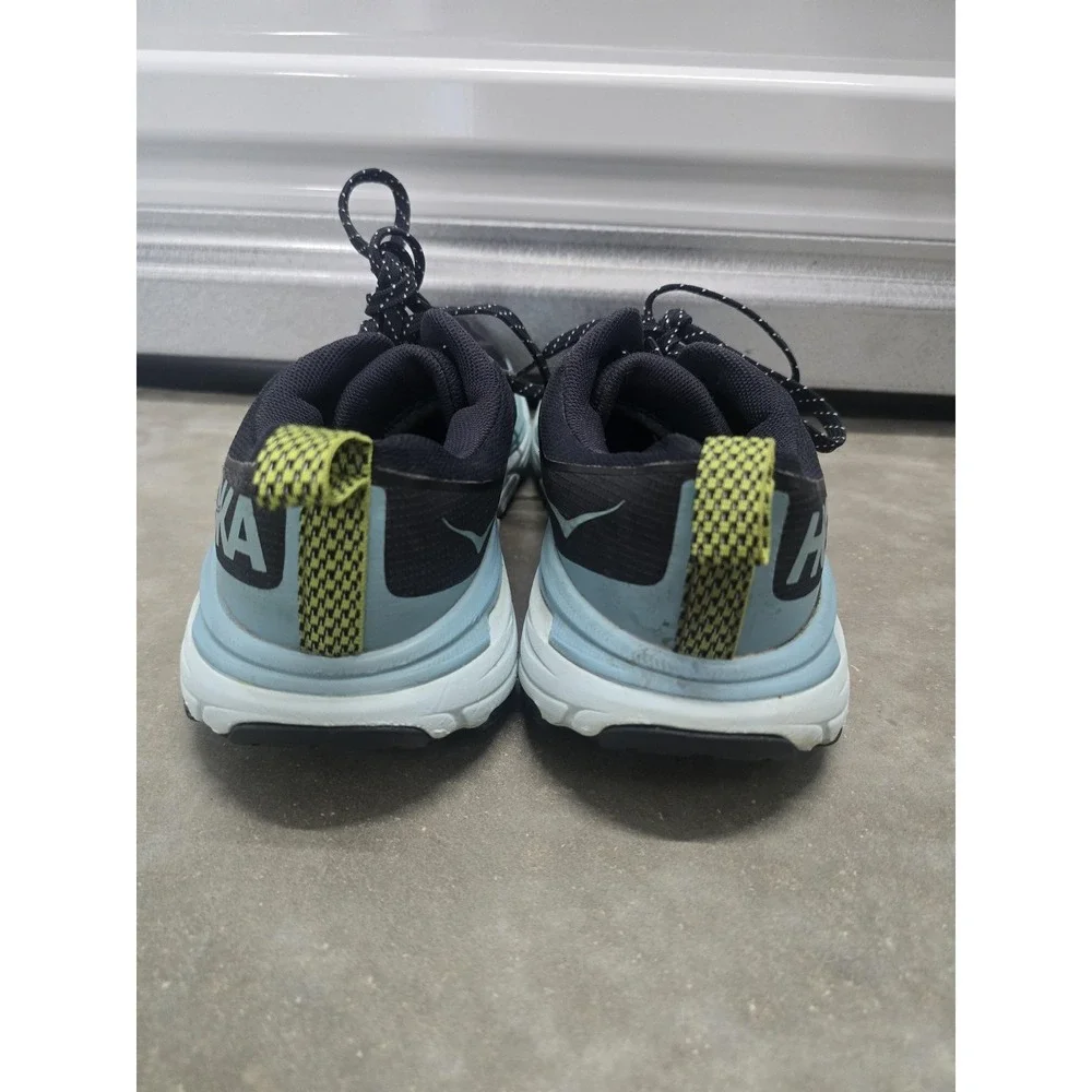 Hoka One One Challenger ATR‎ 6 Women's Trail Running Shoes Black Aqua Size 8B